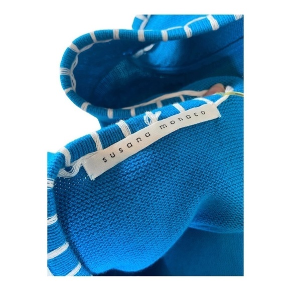 Susana Monaco Scoop Back Sweater Dress NWT - Picture 5 of 6